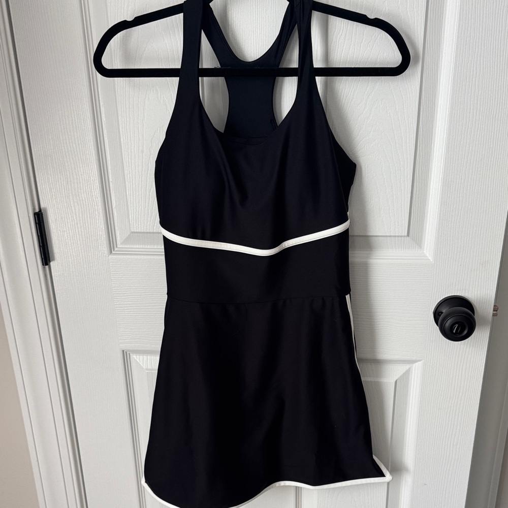 Old Navy Black Jumpsuit with White Trim